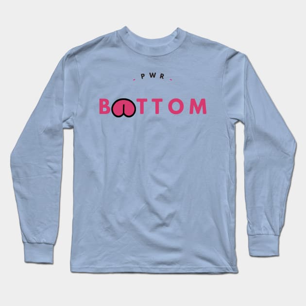 Power Bottom Long Sleeve T-Shirt by JasonLloyd